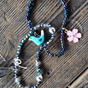 two handmade bracelets from junkyard gypsy